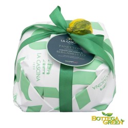 Panettone artigianale con Crema di BERGAMOTTO da 1kg - bottegagreen.com