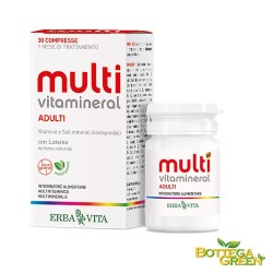 MULTIVITAMINERAL ADULTI Pilloliera da 30 compresse - bottegagreen.com MULTIVITAMINERAL ADULTI Pilloliera da 30 compresse - bottegagreen.com