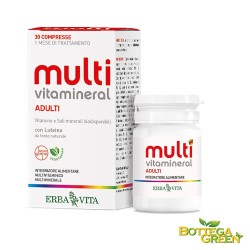 MULTIVITAMINERAL ADULTI Pilloliera da 30 compresse - bottegagreen.com