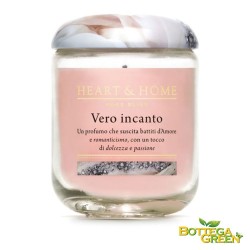 CANDELA IN CERA DI SOIA - VERO INCANTO - 340G - bottegagreen.com