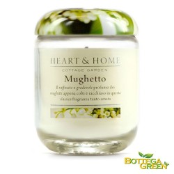 CANDELA IN CERA DI SOIA - MUGHETTO - 340G - bottegagreen.com