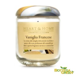 CANDELA IN CERA DI SOIA - VANIGLIA FRANCESE - 340G - bottegagreen.com