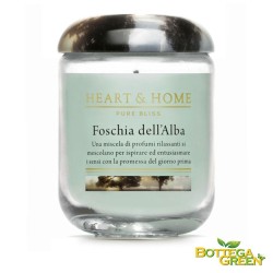 CANDELA IN CERA DI SOIA - FOSCHIA DELL'ALBA - 340G - bottegagreen.com